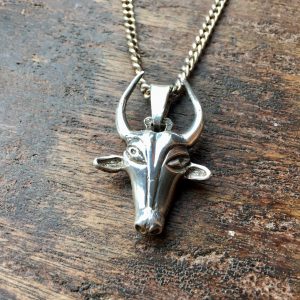 Sterling Silver Sacred Cow Necklace