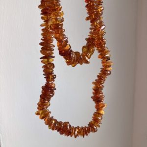 Vintage natural Baltic amber necklace