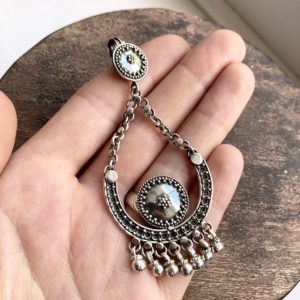 Vintage Indian sterling silver pendant