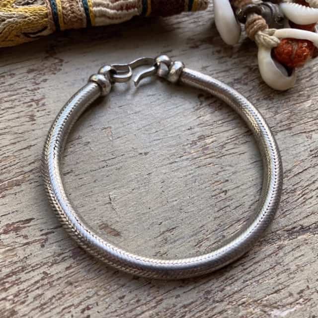 Snake Bracelet Bangle Cuff Sterling Silver 925 Jewelry Handmade Women India  C821