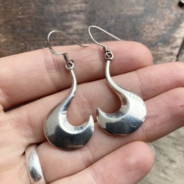 Vintage sterling silver dangly earrings