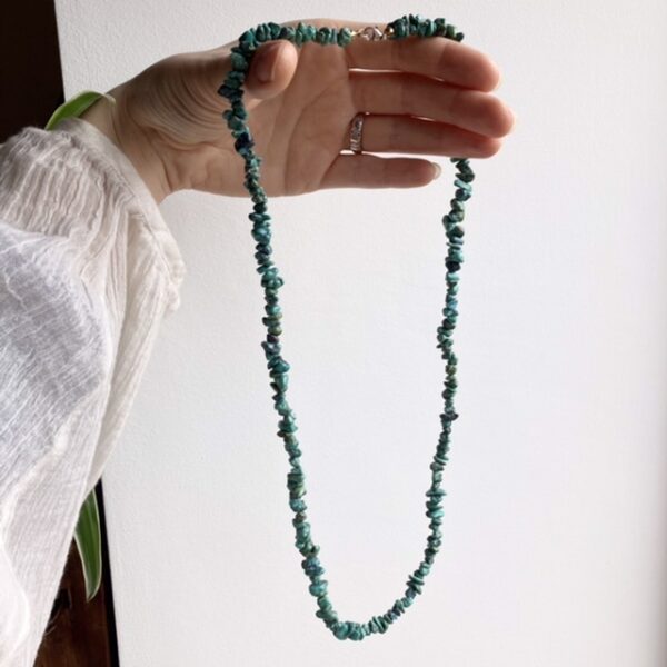 Vintage natural turquoise necklace