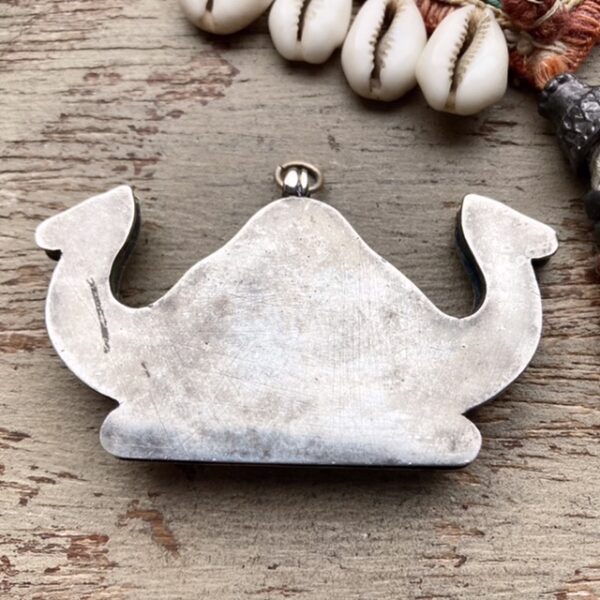 Vintage sterling silver camel pendant