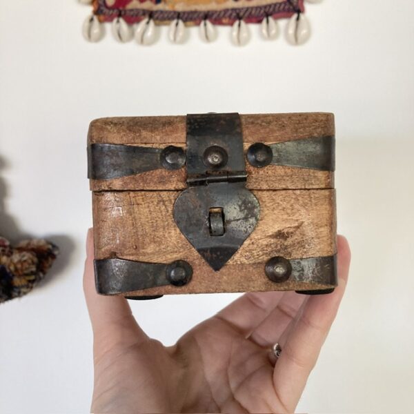 Vintage Indian wooden box