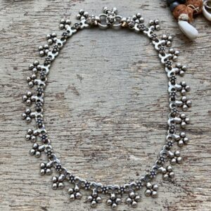 Vintage Indian sterling silver anklet