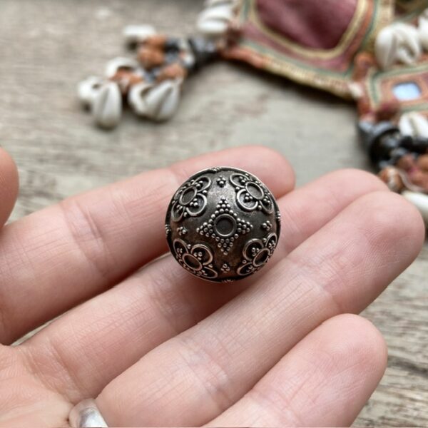 Vintage Balinese sterling silver harmony ball pendant