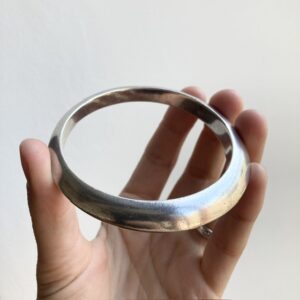 Vintage heavy sterling silver chunky bangle
