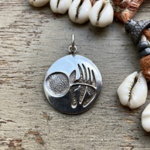 Vintage sterling silver Native American pendant