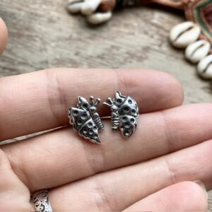 Vintage sterling silver butterfly earrings