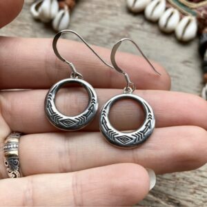 Vintage sterling silver Southwestern earrings