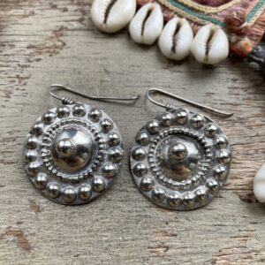 Vintage Indian sterling silver earrings