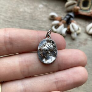 Vintage sterling silver Athena pendant
