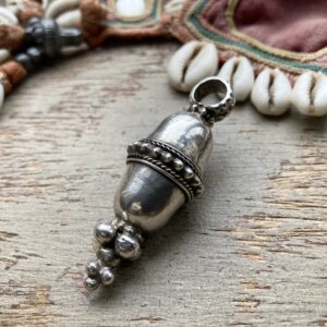 Antique Rajasthani sterling silver pendant