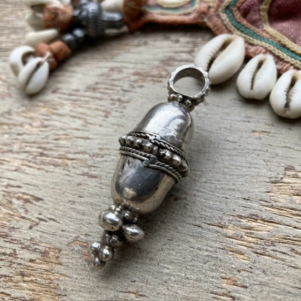 Antique Rajasthani sterling silver pendant