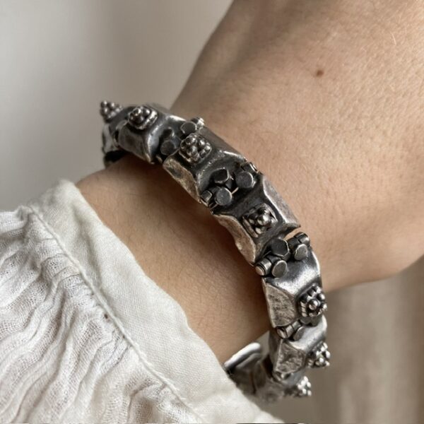 Old Rajasthani sterling silver bracelet