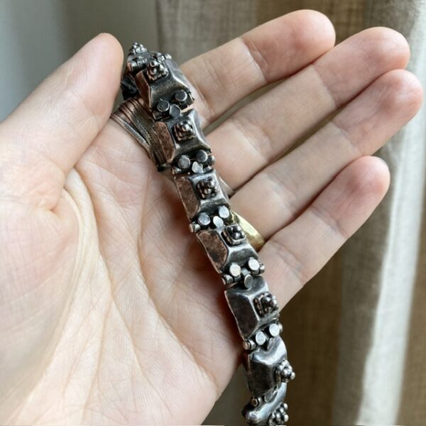 Old Rajasthani sterling silver bracelet