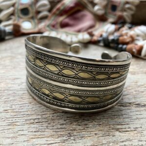 Vintage sterling silver Turkoman bangle