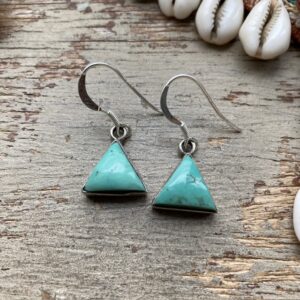 Vintage sterling silver turquoise earrings