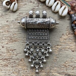 Vintage Indian sterling silver pendant