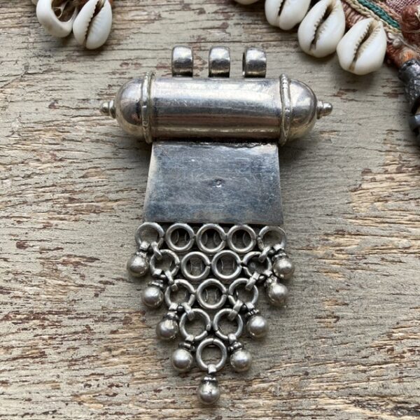 Vintage Indian sterling silver pendant