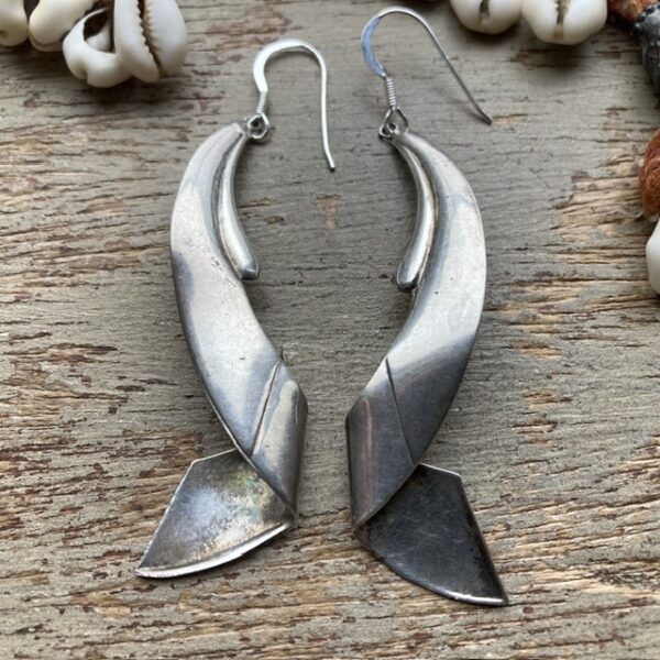 Vintage sterling silver dangly earrings