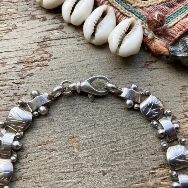 Vintage ornate sterling silver bracelet