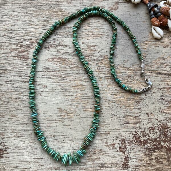 Vintage natural turquoise necklace