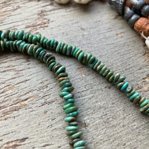 Vintage natural turquoise necklace