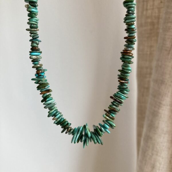 Vintage natural turquoise necklace