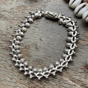 Vintage Indian sterling silver bracelet