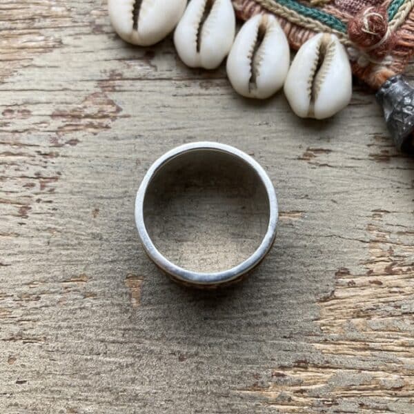 Vintage sterling silver spinner ring