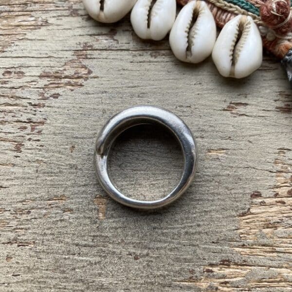 Sterling silver wraparound ring