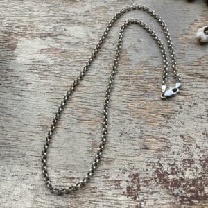 Vintage sterling silver belcher chain