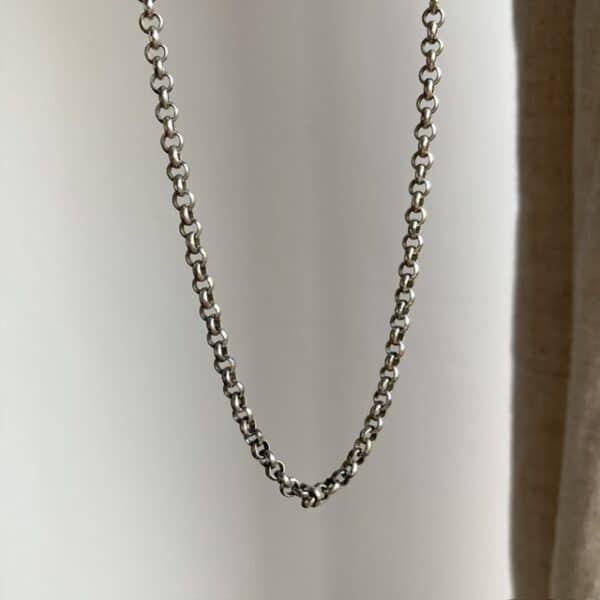 Vintage sterling silver belcher chain