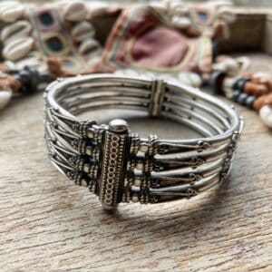 Vintage Indian sterling silver bangle